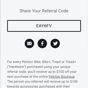 Peloton code for $125 off accessories